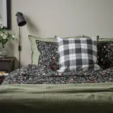 IKEA SVAMPFLY (ИКЕА СВАМПФЛИ) — Наволочка декоративная, антрацит 50x50 см — фото 3