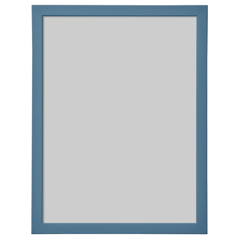 IKEA FISKBO (ИКЕА ФИСКБО) — Рамка, темно-серо-синяя 30x40 см