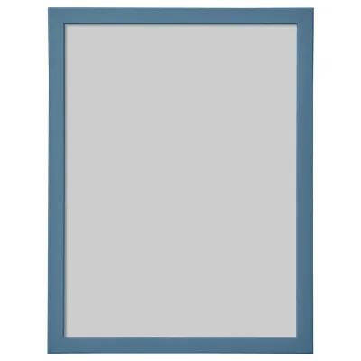 IKEA FISKBO (ИКЕА ФИСКБО) — Рамка, темно-серо-синяя 30x40 см