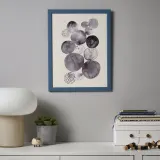 IKEA FISKBO (ИКЕА ФИСКБО) — Рамка, темно-серо-синяя 30x40 см — фото 2