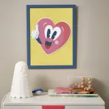 IKEA FISKBO (ИКЕА ФИСКБО) — Рамка, темно-серо-синяя 30x40 см — фото 4