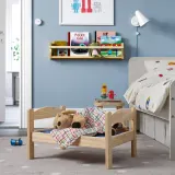 IKEA DUKTIG (ИКЕА ДУКТИГ) — Кроватка для кукол, сосна/разноцветная — фото 2