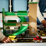 IKEA LILLABO (ИКЕА ЛИЛЛАБО) — Набор из 4 машинок, спортивная машина/школьный автобус/мусоровоз/полицейская машина/разноцветный — фото 2