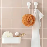 IKEA ÅBYÅN (ИКЕА ОБИОН) — Мочалка для тела, оранжевая/зеленая/белая (набор 3 шт.) — фото 5