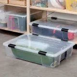 IKEA SAMLA (ИКЕА САМЛА) — Клипса для крепления контейнера 55/130 л, черная — фото 3
