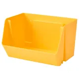 IKEA FODERTRÅG (ИКЕА ФОДЕРТРОГ) — Органайзер для стола/стены, ярко-желтый 25x18x15 см — фото 1