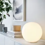 IKEA SOLHETTA (ИКЕА СОЛХЕТТА) — Лампа светодиодная E27 470 люмен, шар опаловый белый — фото 3