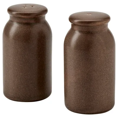 IKEA BRUGDHAJ (ИКЕА БРУГДХАЙ) — Солонка и перечница, 2 шт, коричневый 9 см