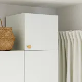 IKEA LASTARE (ИКЕА ЛАСТАРЕ) — Надстройка с дверцами, белая 40x42x36 см — фото 5