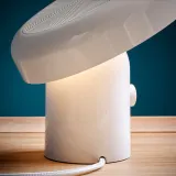 IKEA BLOMPRAKT (ИКЕА БЛОМПРАКТ) — Лампа с Bluetooth-колонкой, бежевая — фото 3