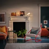 IKEA BLOMPRAKT (ИКЕА БЛОМПРАКТ) — Лампа с Bluetooth-колонкой, бежевая — фото 5