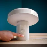 IKEA BLOMPRAKT (ИКЕА БЛОМПРАКТ) — Лампа с Bluetooth-колонкой, бежевая — фото 6