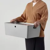 IKEA KUGGIS (ИКЕА КУГГИС) — Крышка, светло-серая 37x54 см — фото 2