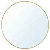 IKEA LINDBYN (ИКЕА ЛИНДБИН) — Зеркало, золотистый цвет 50 см — фото 1