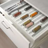 IKEA UPPDATERA (ИКЕА УППДАТЕРА) — Вкладыш для специй, белый 10x50 см — фото 5