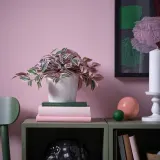 IKEA FEJKA (ИКЕА ФЕЙКА) — Искусственное растение в горшке, для дома/улицы Традесканция/лиловый 12 см — фото 2