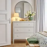 IKEA HALGATT (ИКЕА ХАЛГАТТ) — Лампа настольная, диммируемая белая/белая керамика 35 см — фото 3
