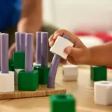 IKEA GREJSIMOJS (ИКЕА ГРЕЙСИМОЙС) — Настольная игра, крестики-нолики, разноцветная — фото 2