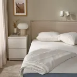 IKEA GRÄSROTSFLY (ИКЕА ГРЭСРОТСФЛИ) — Одеяло охлаждающее 150x200 см, белое — фото 3