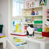 IKEA GREJSIMOJS (ИКЕА ГРЕЙСИМОЙС) — Контейнер с крышкой, в форме кота, чёрный/белый — фото 2
