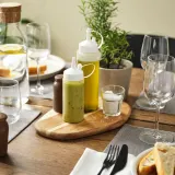 IKEA GRILLTIDER (ИКЕА ГРИЛЛТИДЕР) — Бутылка дозирующая, белая/прозрачная, 200 мл — фото 4