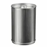 IKEA BETTHAJ (ИКЕА БЕТТХАЙ) — Банка с крышкой, для кофе/чая, серебристая, 1,3 л — фото 1