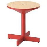 IKEA GRIMSARBO (ИКЕА ГРИМСАРБО) — Столик, сосновая фанера/ярко-красный — фото 1