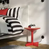 IKEA GRIMSARBO (ИКЕА ГРИМСАРБО) — Столик, сосновая фанера/ярко-красный — фото 3