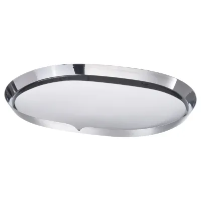 IKEA PRAKTAND (ИКЕА ПРАКТАНД) — Подставка под свечу, нерж. сталь 35х26 см