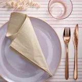 IKEA FANTASTISK (ИКЕА ФАНТАСТИСК) — Салфетки, бежевый 40х40 см — фото 3