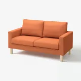 IKEA SALTSJÖBADEN (ИКЕА САЛТШЁБАДЕН) — Чехол на 2-местный диван, Тонеруд красно-коричневый — фото 2