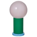 IKEA PS 2026 (ИКЕА ПС 2026) — Переносная лампа LED, на батарейках с регулировкой яркости/зелёный светло-розовый 22 см — фото 1