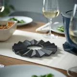 IKEA ELDSTJÄRT (ИКЕА ЕЛДСЧЭРТ) — Подставки, 2 шт., круглые/чёрно-синие 19 см — фото 5