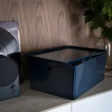 IKEA KUGGIS (ИКЕА КУГГИС) — Крышка, чёрно-синяя 26х35 см — фото 3