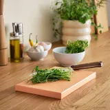IKEA KUSTHOPPARE (ИКЕА КУСТХОППАРЕ) — Доска разделочная, светло-оранжевая 25х17 см — фото 5