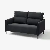 IKEA MANNARP (ИКЕА МАННАРП) — Чехол на 2-местный диван, Саксемара чёрно-синий — фото 2