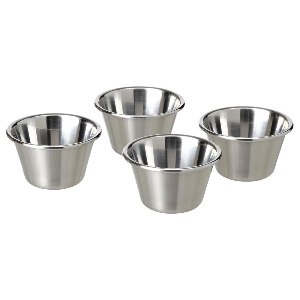 IKEA GRILLTIDER (ИКЕА ГРИЛЛТИДЕР) — Миска для соуса, нерж. сталь 7 см