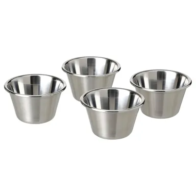 IKEA GRILLTIDER (ИКЕА ГРИЛЛТИДЕР) — Миска для соуса, нерж. сталь 7 см
