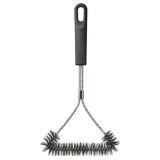 IKEA GRILLTIDER (ИКЕА ГРИЛЛТИДЕР) — Щётка для чистки гриля, нерж. сталь/чёрный 35 см — фото 1
