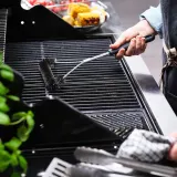 IKEA GRILLTIDER (ИКЕА ГРИЛЛТИДЕР) — Щётка для чистки гриля, нерж. сталь/чёрный 35 см — фото 3