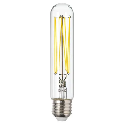 IKEA LUNNOM (ИКЕА ЛУННОМ) — Светодиодная лампа E27 250 люмен, с регулировкой яркости/трубчатая прозрачное стекло 30 мм