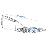 IKEA HAVSTULPAN (ИКЕА ХАВСТУЛПАН) — Лопата для пиццы, нержавеющая сталь/бук 57 см — фото 4
