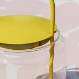 IKEA TOFSAND (ИКЕА ТОФСАНД) — Фонарь для чайной свечи, для дома/улицы, жёлтый 21 см — фото 2