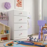 IKEA PLOCKAR (ИКЕА ПЛОКАР) — Ручка-кнопка, бледно-розовая 49 мм — фото 2