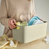 IKEA SPJUTLILJA (ИКЕА СПЙУТЛИЛЙА) — Сушилка для посуды, светлый серо-бежевый — фото 2