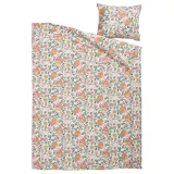 IKEA DAGGSALVIA (ИКЕА ДАГГСАЛВИА) — Пододеяльник и наволочка, разноцветный/цветочный узор 150x200/50x60 см — фото 6
