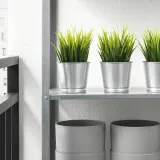 IKEA FEJKA (ИКЕА ФЕЙКА) — Искусственное растение в горшке, для дома/улицы, трава 9 см — фото 3