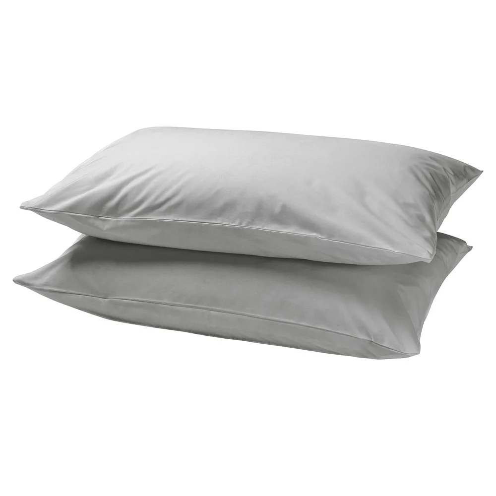 IKEA DVALA (ИКЕА ДВАЛА) — Наволочка, серая 50x60 см