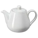 IKEA LYSRÄKA (ИКЕА ЛИСРЭКА) — Чайник заварочный, белый 0,8 л — фото 1