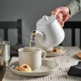 IKEA LYSRÄKA (ИКЕА ЛИСРЭКА) — Чайник заварочный, белый 0,8 л — фото 3